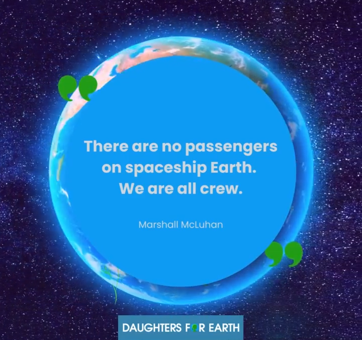 There are no passengers on spaceship Earth